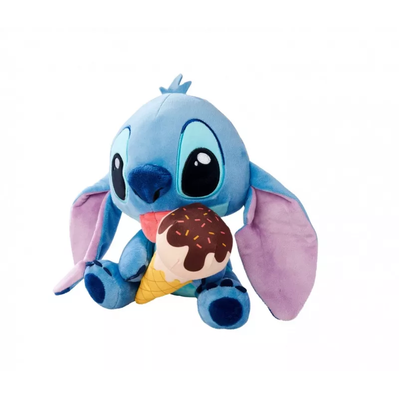 Plüschtier SIMBA Mascot Stitch Eiscreme 25 cm, Originale weiche Charakterfigur