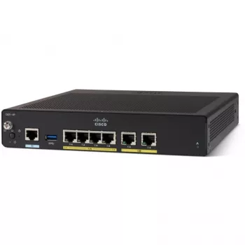 Kabelgebundener Router Cisco C927-4P Gigabit Ethernet Schwarz