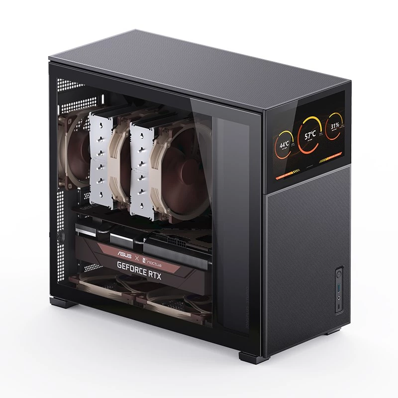 PC-Gehäuse Jonsbo D41 MESH Midi Tower Schwarz