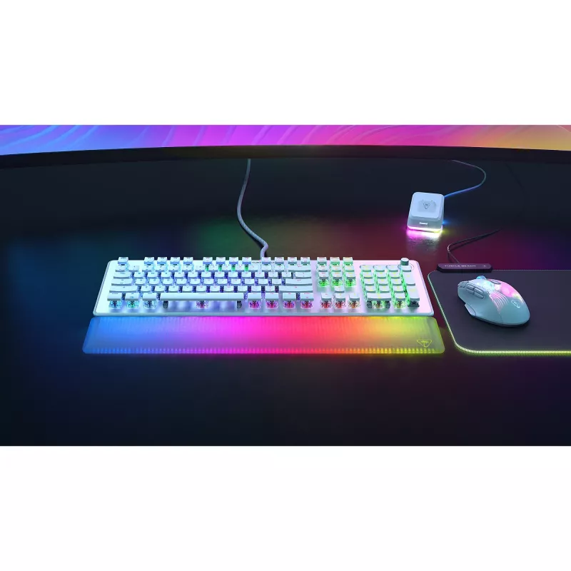 Turtle Beach Vulcan II Max Tastatur Gaming USB Deutsch Weiß