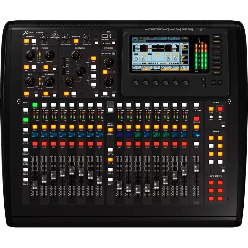 Mischpult Behringer X32 Compact 40 Kanäle 10 - 22000 Hz Schwarz