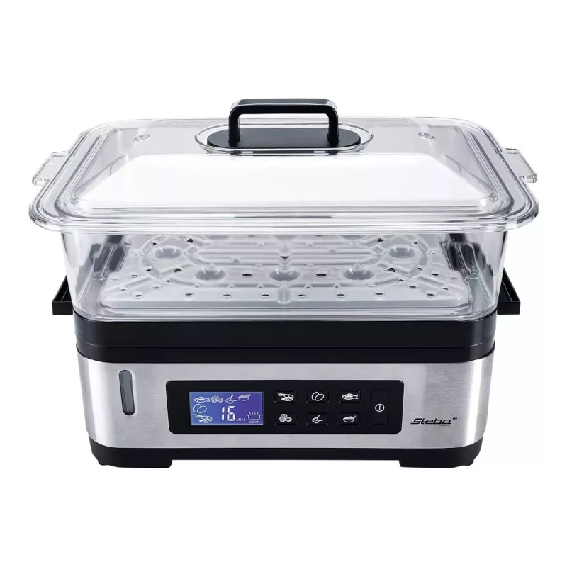 STEBA DG 2 Dampfgarer (1200 Watt, Edelstahl / Schwarz) (05.22.00)