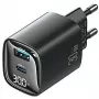 Ladegerät usams CC229 30W GaN USB-C und USB LED kompaktes Reiseladegerät