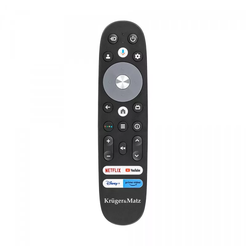 LED-Fernseher kruger & matz KM0250UHD-SA 50 Zoll UHD 4K Google TV DVB-T2/T/C H.265 HEVC Energieklasse F