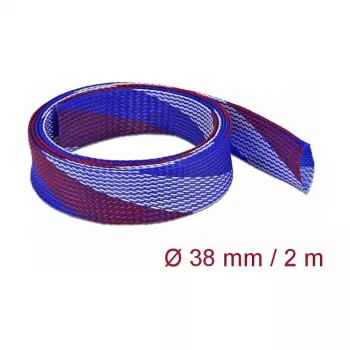 Kabelmantel DeLOCK 20756 Blau Rot Weiß