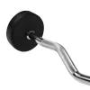 HMS GSL35 feste Langhantel/ Griff gummiert gebrochen 35kg