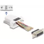 DeLOCK D-Sub 15-polig Buchse auf RJ45 Buchse Montagekit weiß VGA RJ-45