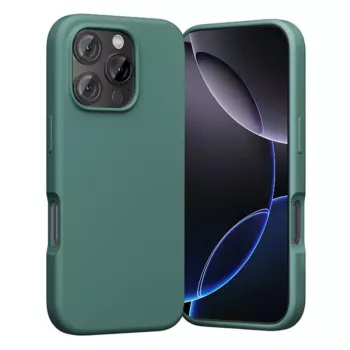 Schutzhülle Vention KUHG0-40 für iPhone 16 Pro Max MagSafe, grün, dünne weiche Hülle