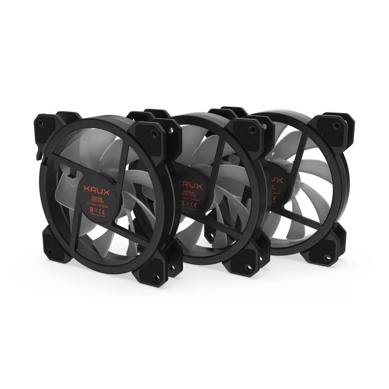 KRUX Lunar 120 ARGB 3er-Pack Gehäuselüfter