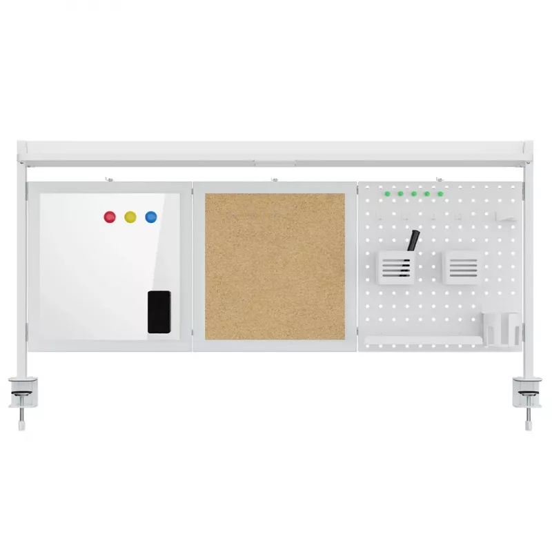 Schreibtischtrennwand Ergo Office ER-300 W, Breite 1250 mm, maximale Belastung 10 kg