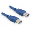USB-Kabel DeLOCK USB 3.0-A Stecker/Stecker 2m Blau