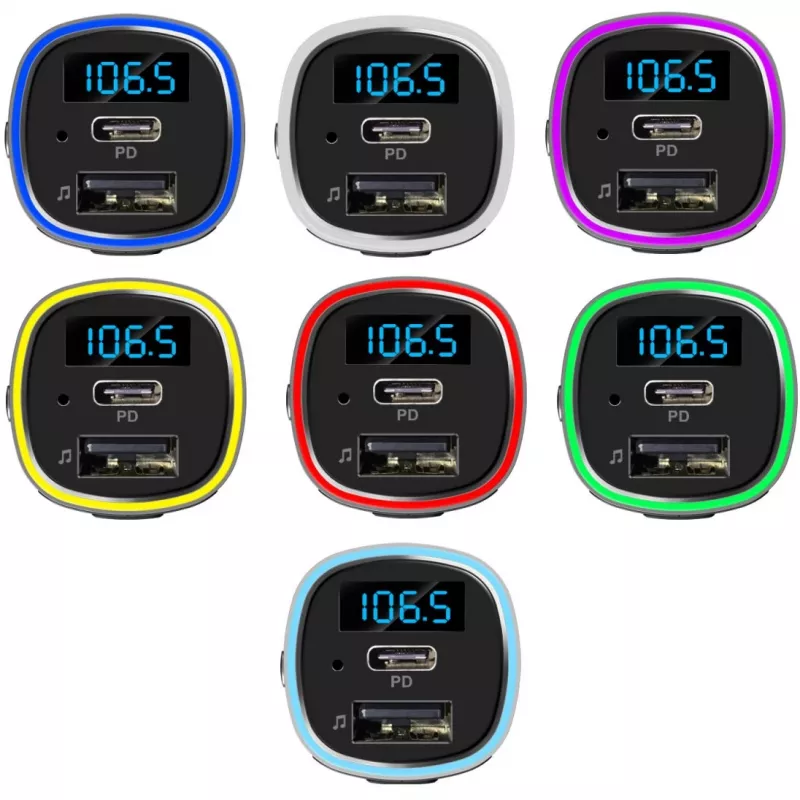FM-Transmitter 4smarts 456201 Zigarettenanzünder Schwarz Silber AM FM Bluetooth