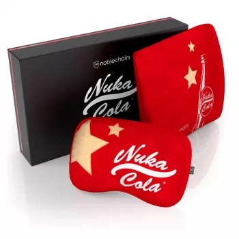 noblechairs Memory Foam Pillow Set - Fallout Nuka-Cola Edition (geöffnete Verpackung)