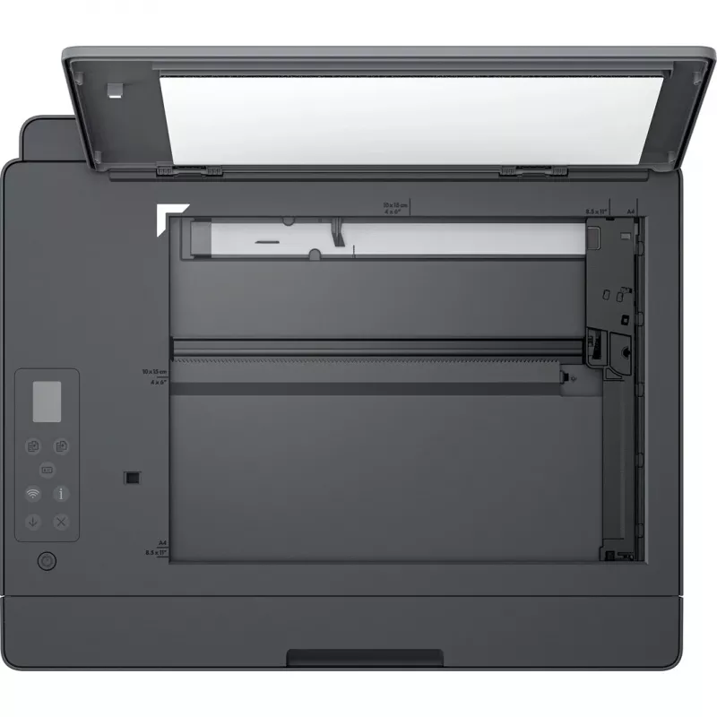 All-in-One-Drucker HP Smart Tank 581 Thermo-Tintenstrahl Farbe — A4, Wi‑Fi, Duplex (manuell), 4 Patronen, 4800x1200 DPI
