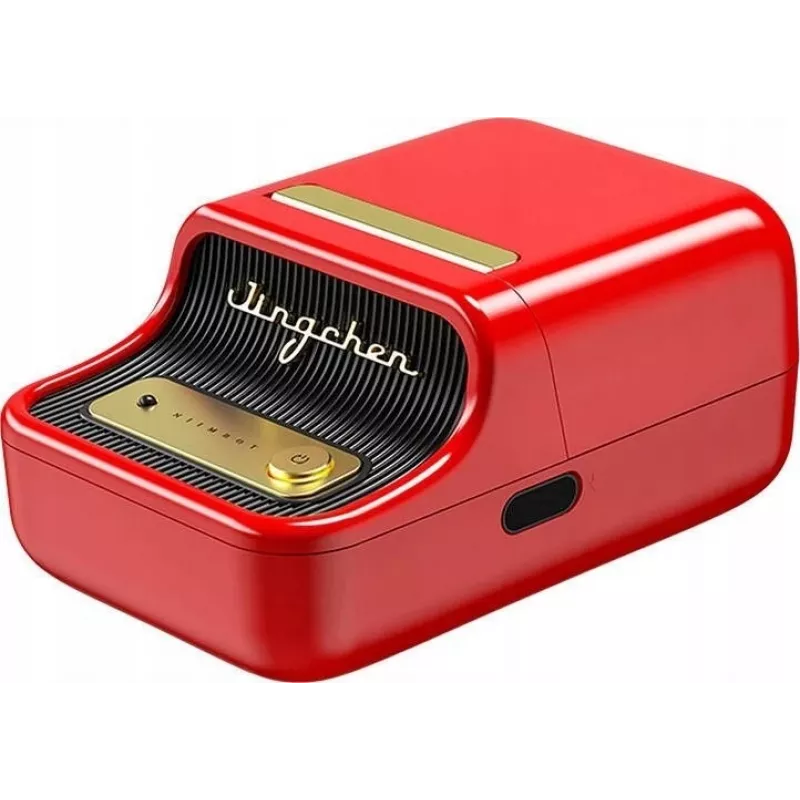 Etikettendrucker NIIMBOT B21S Rot — kompakter Thermo-Bluetooth-Drucker, 50 mm Druckbreite, 60 mm/s, 1200 mAh Akku