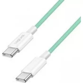 LogiLink USB 2.0 Type-C-Kabel C/m> C/m Nylon 60W Grün – Kabel – Digital/Daten (CU0348)