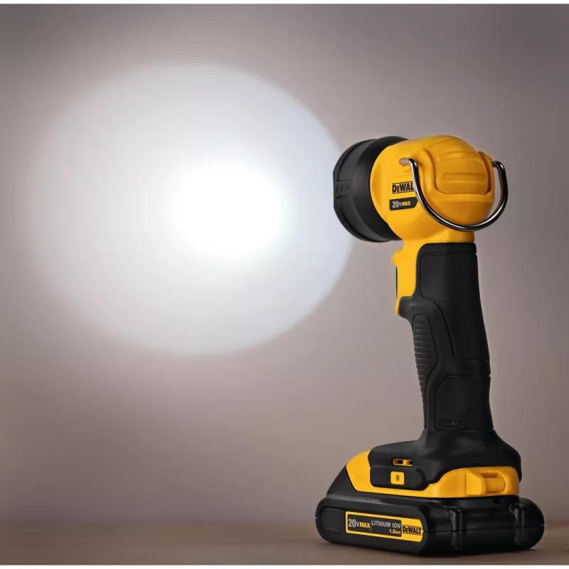 Dewalt 18V XR Li-Ion Akku-LED-Schwenkleuchte - Basiseinheit