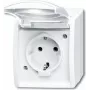 Busch Jaeger 2083-0-0831 Steckdose CEE 7/3 Weiß (2083-0-0831)