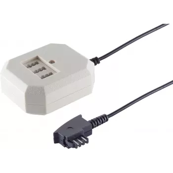Telefonadapter ShiverPeaks 71010-6 — TAE F-Stecker auf TAE Kupplung NFN