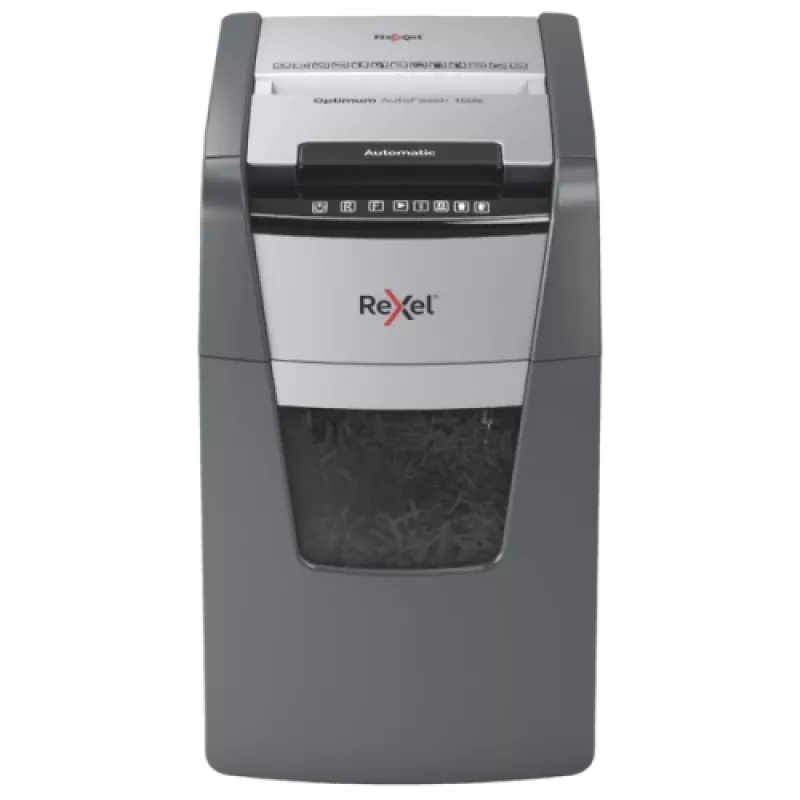 Rexel Optimum AutoFeed+ 150X Automatischer Aktenvernichter mit Partikelschnitt P4