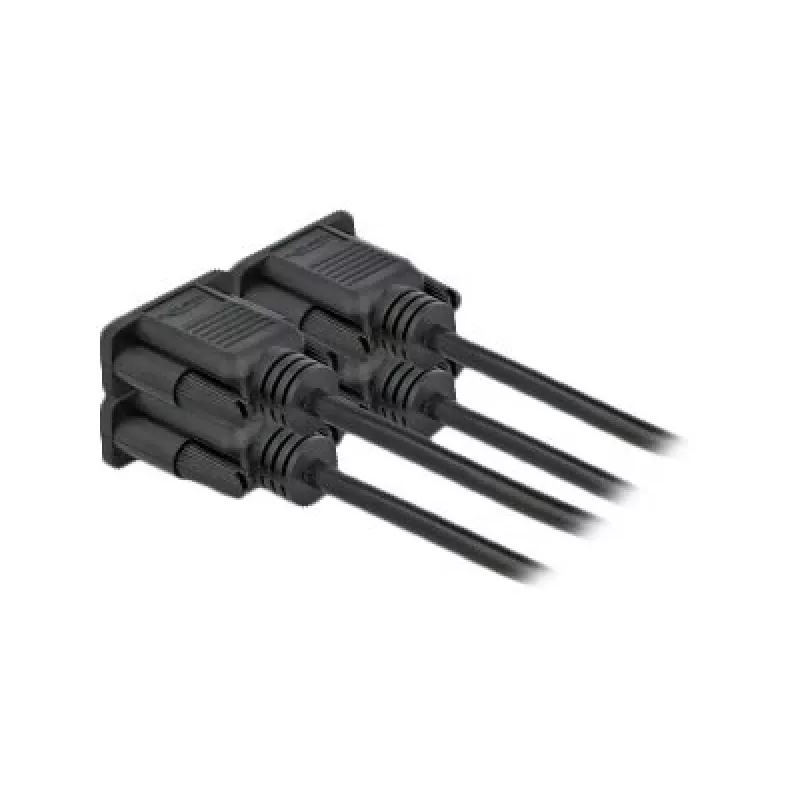 Serielles Kabel DeLOCK 86604 Schwarz 10 m RS-232 Sub-D9