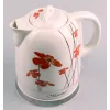 Feel-Maestro MR-066-RED FLOWERS Wasserkocher 1,5 L 1200 W Rot, Weiß