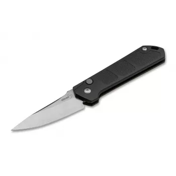 Klappmesser Automatik Böker Plus Kihon Auto Stonewash AUS8 — Edelstahlklinge AUS8, stonewash