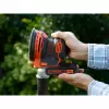 Schwarz & Decker BDCROS18N-XJ tragbarer Schwingschleifer 12000 U/min Schwarz, Orange