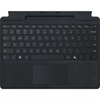 Microsoft Surface Pro Tastatur QWERTZ Deutsch mit Stiftaufbewahrung Schwarz