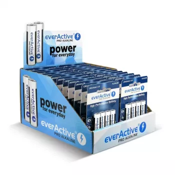 Alkali-Batterien everActive AAA LR034BLPADIS – Packung mit 96 Stück