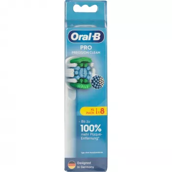 Oral-B Sonic Zahnbürstenaufsätze Ersatz 8er-Pack, Modell 861073, Precis White