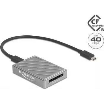 Kartenleser DELOCK 91021 USB Type-C 40 Gbit/s für CFexpress Typ B