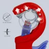 Rohrschneider Knipex DPT50 90 23 02 BK — Schneidkapazität 50 mm, Modell 90 23 02 BK