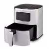 Heißluftfritteuse HEINRICH'S HFR 8216 — 5 L, 1450 W, Touch-Steuerung, LED-Anzeige, Silber, Standgerät