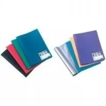 ELBA Memphis Display-Buch, 20 Hüllen, verschiedene Farben, A4, PP, mit Beschriftungslasche - 10er-Pack (15402920)
