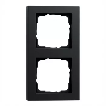 Rahmen für 2 Module Gira E2 schwarz – Modell 21209