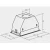 CATA GC DUAL BK Schwarz 600 m³/h