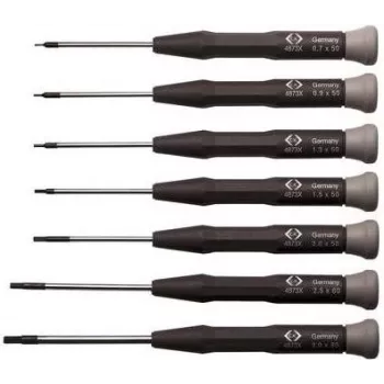 Schraubendreher-Set c.k tools T4874X — 7-teilig Präzisions-Elektronik-Schraubendreher