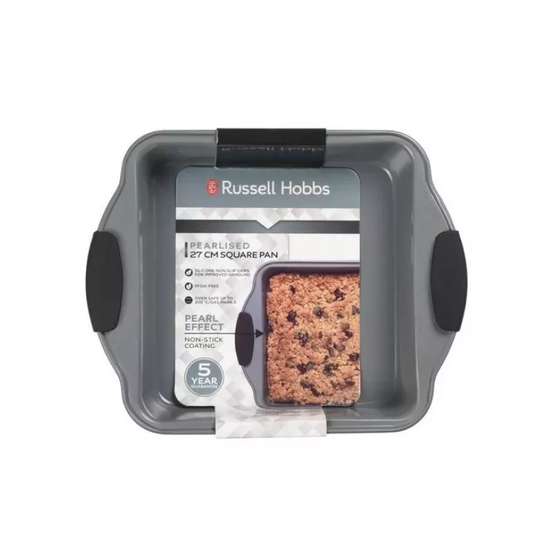 Viereckige Bratpfanne Russell Hobbs RH01913EU7 27 cm perlmuttfarbene Antihaftbeschichtung