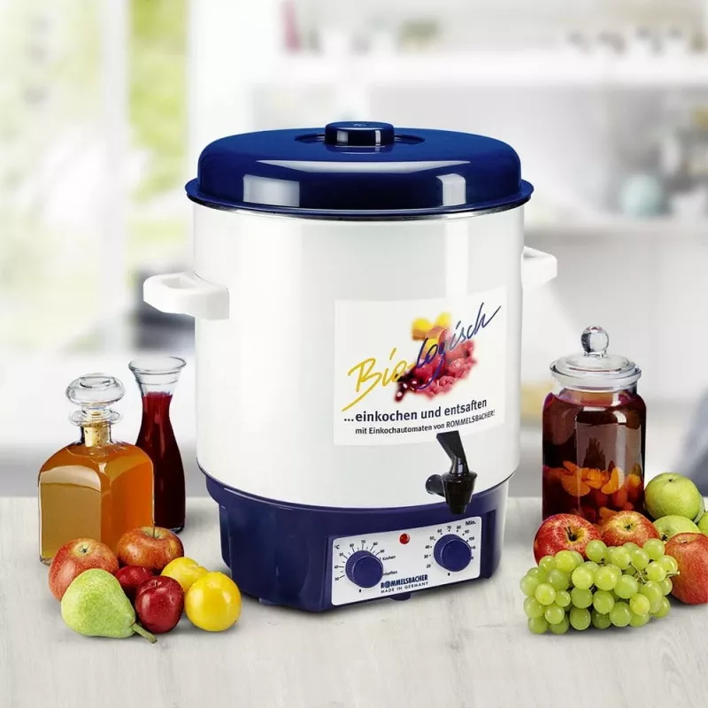 Glühwein- und Einkochautomat KA 1804 (Weiß/Blau, 1.800 Watt, 27 L)