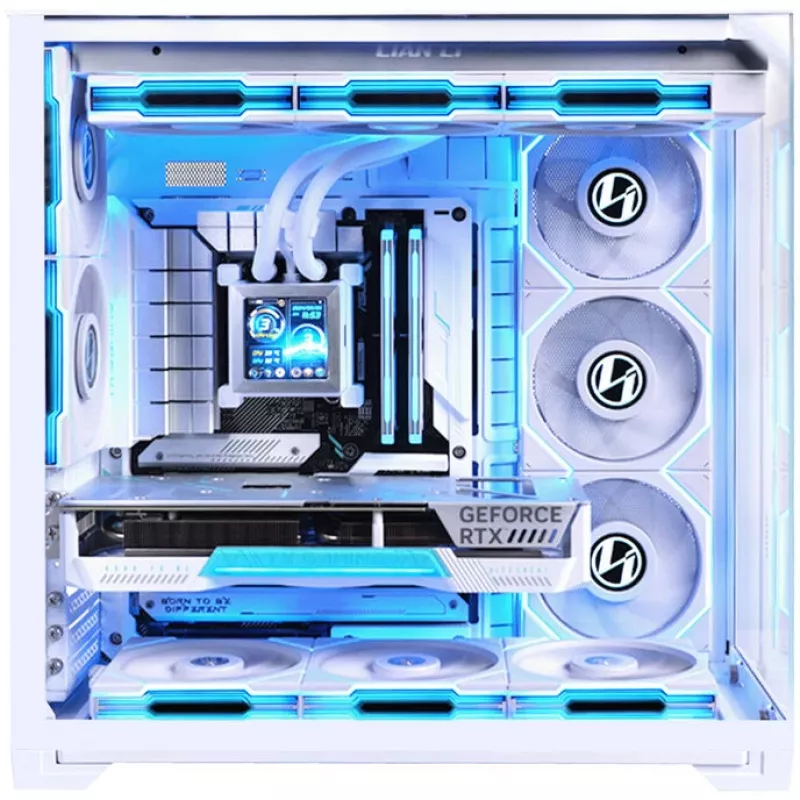 PC-Gehäuse Lian Li 011 Vision Compact Tower Weiß