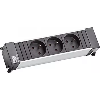 Bachmann Steckdoseneinheit Power 916.111 Rahmen 3xUTE/Frankreich Netzkabel 2m