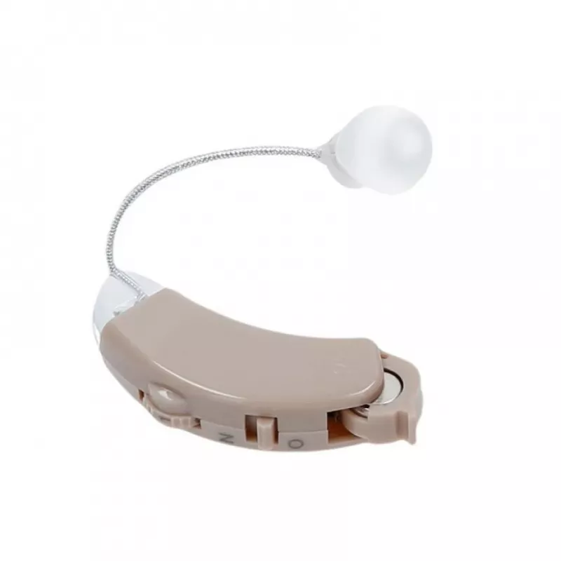 Haxe In-Ohr Hörverstärker JH-125, wiederaufladbar, beige, 4 Lautstärkestufen, 45 dB Verstärkung