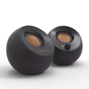 Creative Pebble 2.0 Desktop Stereo Lautsprecher, Schwarz