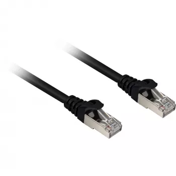 Netzwerkkabel Sharkoon Cat.6a SFTP RJ-45 Cat6a 15 m Schwarz