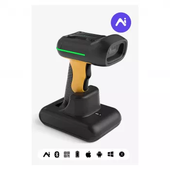 Inateck Barcodescanner 75S schwarz [BCST-75S_black]