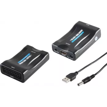 SCART-zu-HDMI-Konverter ShiverPeaks 05-07001, bis zu 1080p-Auflösung