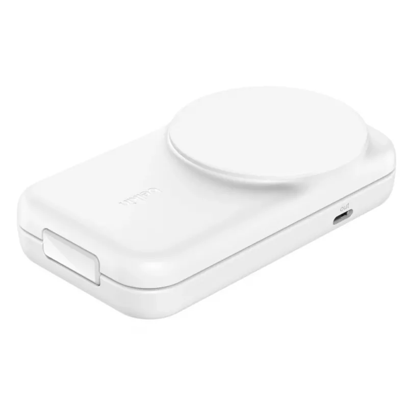 Belkin UltraCharge 25W Qi2 2-in-1 faltbare kabellose Ladestation, Weiß (WIZ038KQWH)