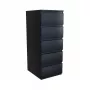 Topeshop W5 CZERŃ Kommode