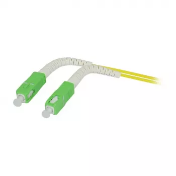 Synergy 21 LWL-1-Faser-Patchk. 0.5mtr.SC APC -SC 9/125u OS2 G657A2 AD 2mm flexible - Single- bzw. Monomode-Faser - 0,5 m